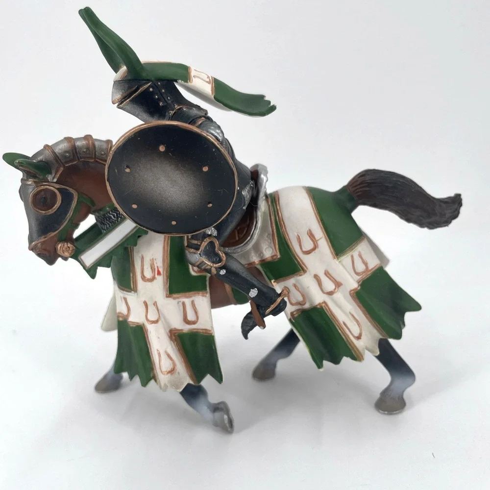 Schleich Medieval Knights Roman Soldier Horse Jousting Shield Lot of 3 Vintage